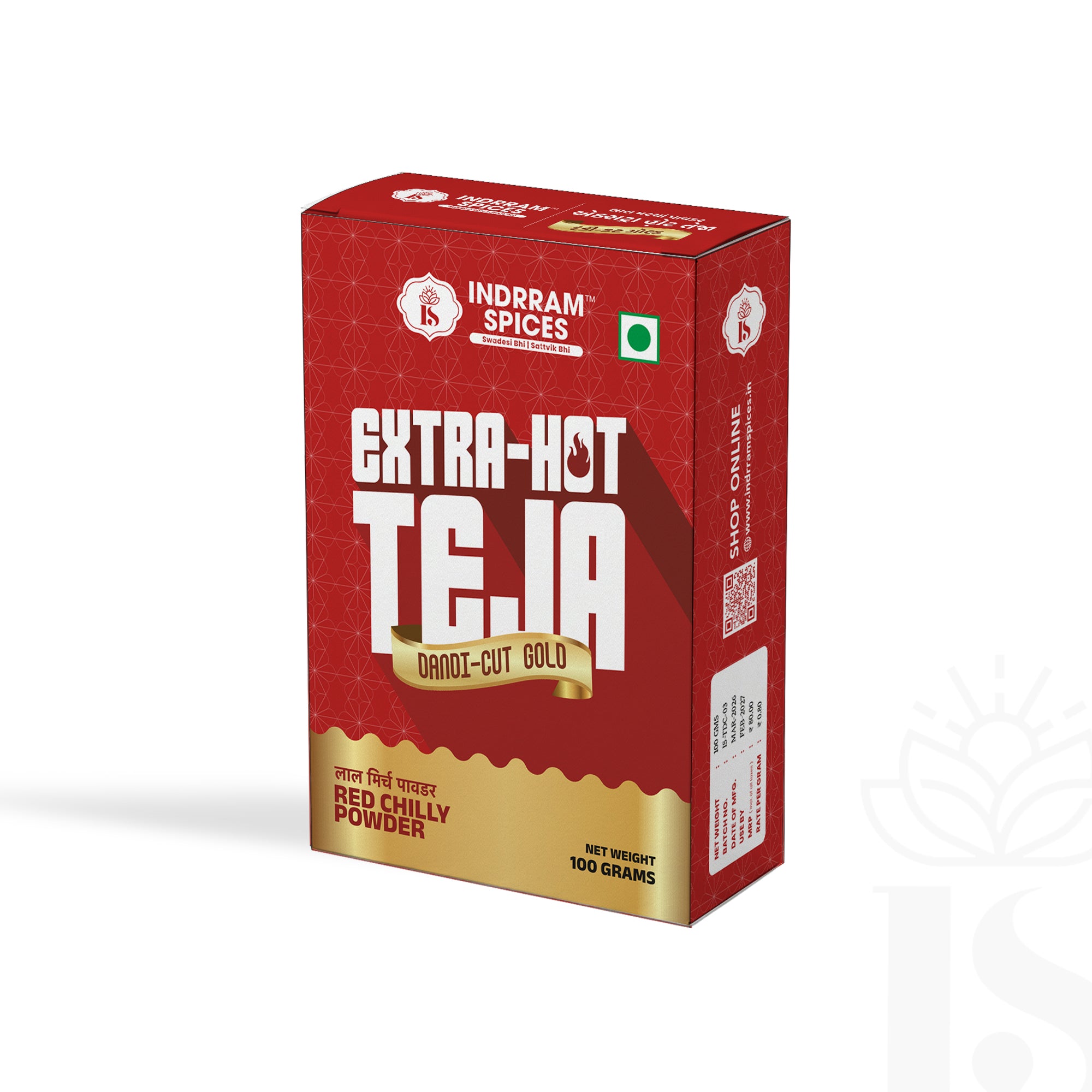 Extra Hot Teja - Teekha Raja ( 100 g Box )